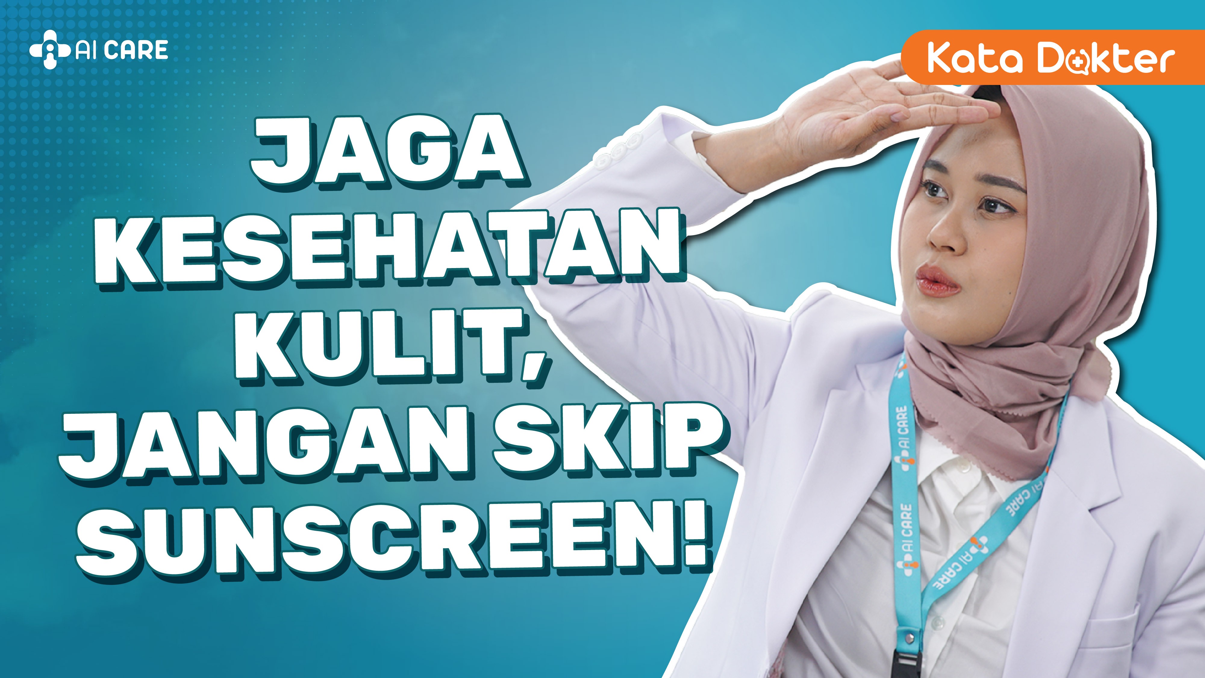 Jangan Sampe Lupa Pake Sunscreen Kalau Mau Kulit Tetap Sehat!